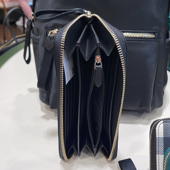 Kate Spade Chelsea Nylon Large Continental Wallet
Color: Black 
NWT - Picture 14 of 16